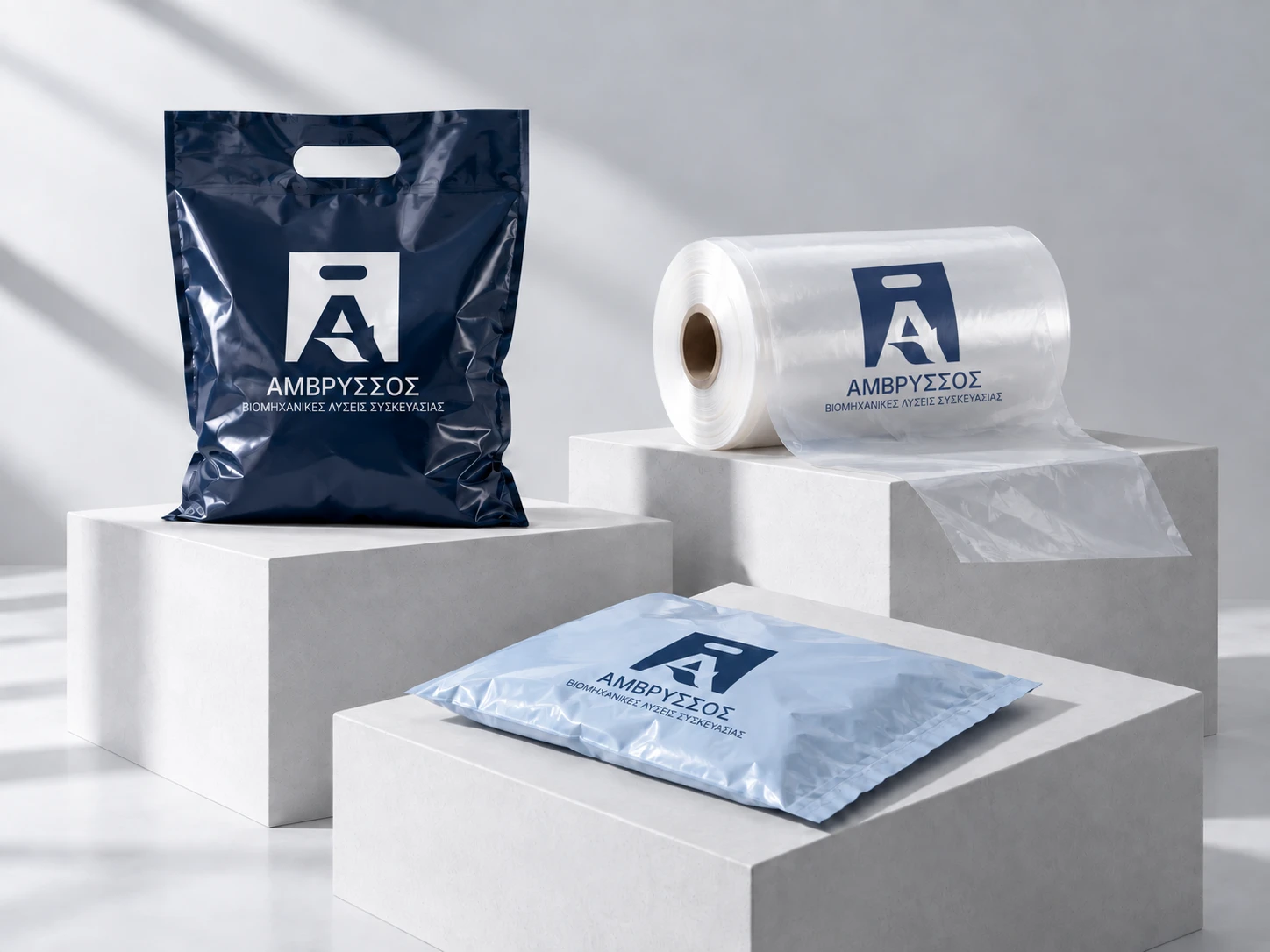 The same packaging and roll with the AMVRYSSOS logo